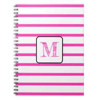 Your favorite letter in embroidered calligraphy notebook