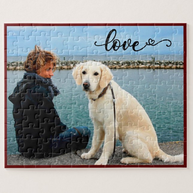 Your Favorite Pet Photo with Love Jigsaw Puzzle (Creator Uploaded)