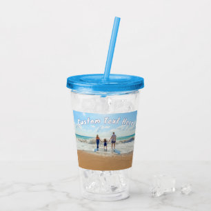 Your Favorite Photo Acrylic Tumbler Custom Text