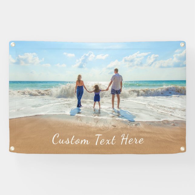 Your Favorite Photo Banner with Custom Text (Horizontal)