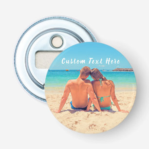 Your Favorite Photo Bottle Opener with Custom Text