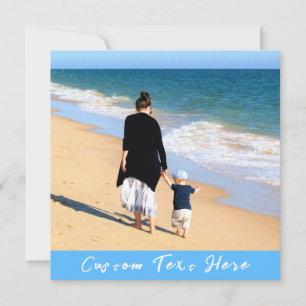 Your Favorite Photo Card with Custom Text
