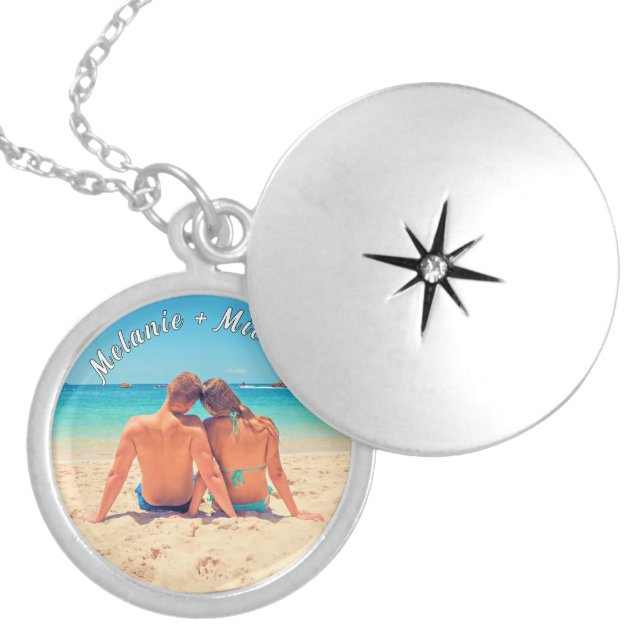 Your Favorite Photo Necklace Gift Custom Name Text (Front)