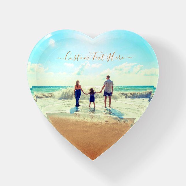 Your Favorite Photo Paperweight Gift Custom Text (Front)