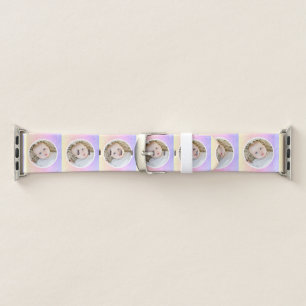 Your Favorite Photo Pastel Gradient Circle Frames Apple Watch Band