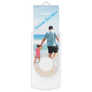 Your Favorite Photo USB Flash Drive Custom Text