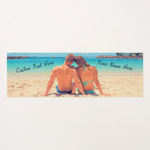 Your Favorite Photo Yoga Mat with Custom Text Name