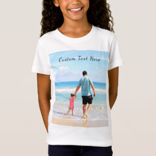 Your Favorite Photos T-Shirt Gift with Custom Text