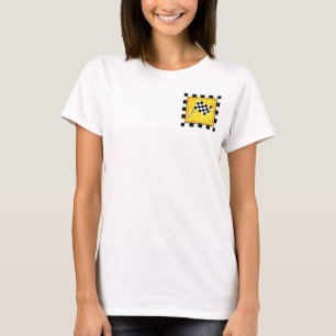 Your Favorite Race Team Checkered Flag Custom T-Shirt