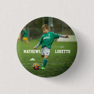 Your favorite Soccer Player name and Photo Button