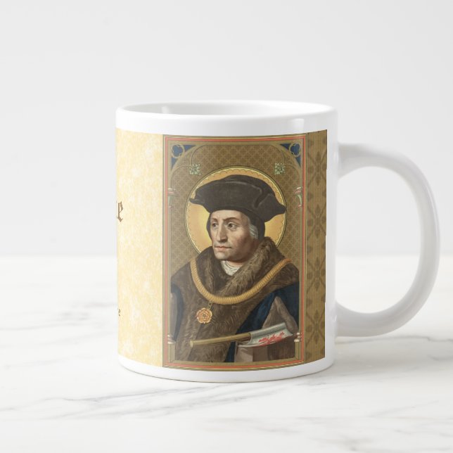 Your Favorite St. Thomas More Quote Giant Coffee Mug (Right)