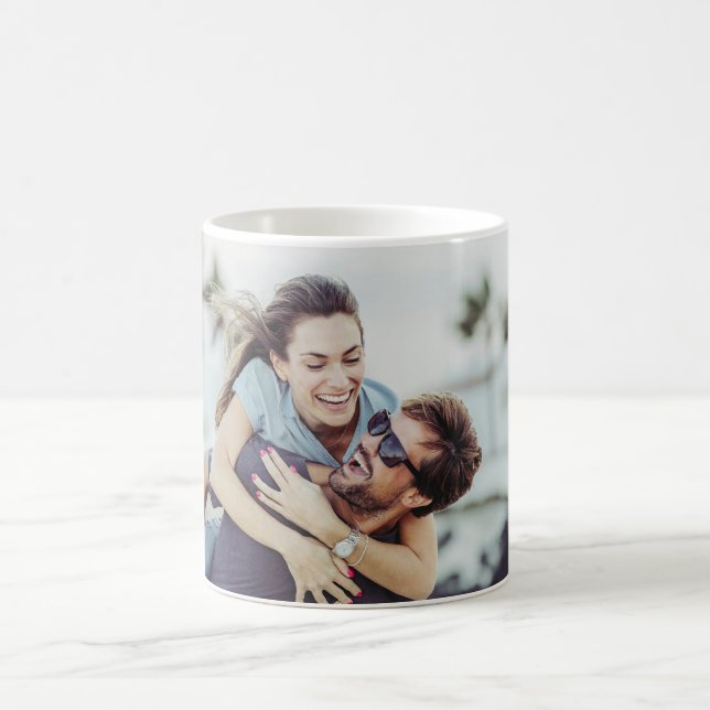 Your Favourite Couple Photo Coffee Mug (Center)