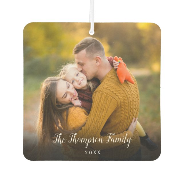 Your Favourite Family Photo Air Freshener (Front)