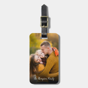 Your Favourite Family Photo Luggage Tag