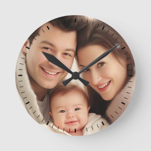 Your Favourite Family Photo Wrist watch Round Clock