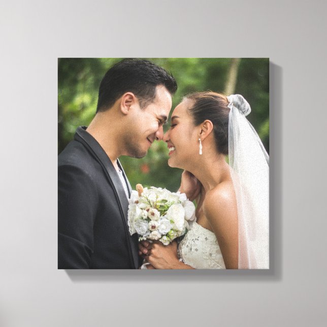 Your Favourite Wedding Photo Canvas Print (Front)