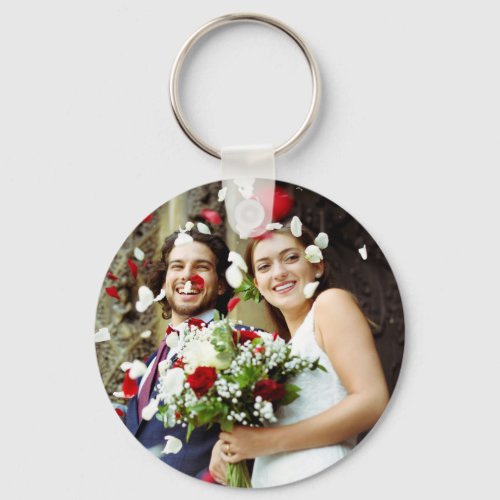Your Favourite Wedding Photo Keychain