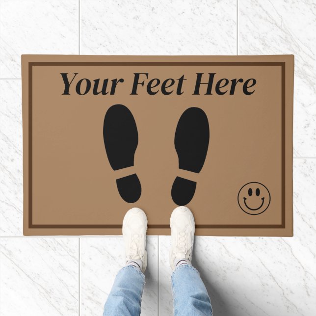 Your Feet Here Doormat (Indoor)