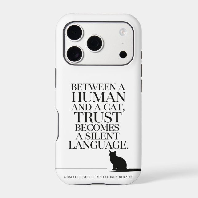 Your Feline Friend iPhone Case (Back)