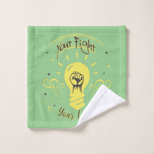 Your Fight Your Light Bath Towel Set