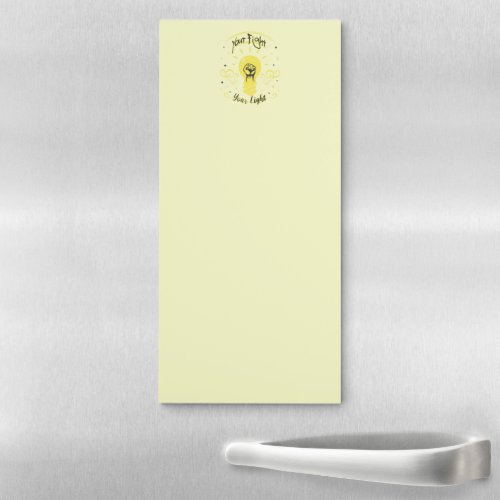 Your Fight Your Light Magnetic Notepad