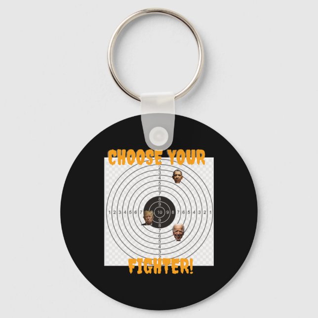 Your Fighter Trump Shot 2024  Keychain (Front)