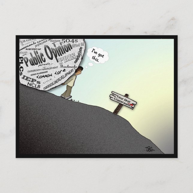 Your First Classroom I've Got This Postcard (Front)