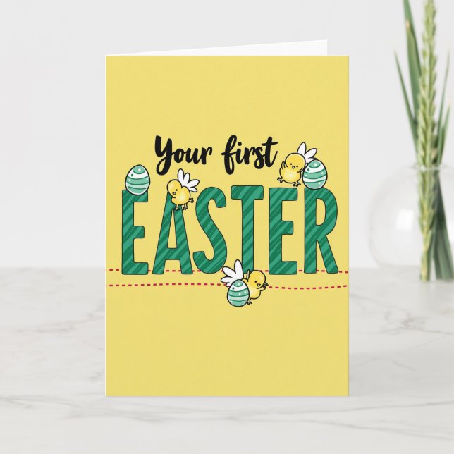 Your First Easter Celebration Card (Front)