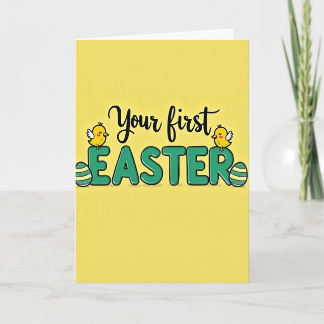 Your First Easter Greeting Card (Front)