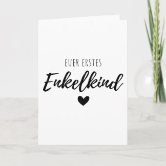Your First Grandchild Card