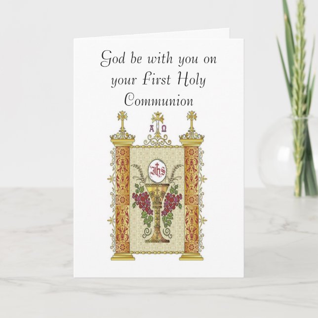 Your First Holy Communion Card (Front)