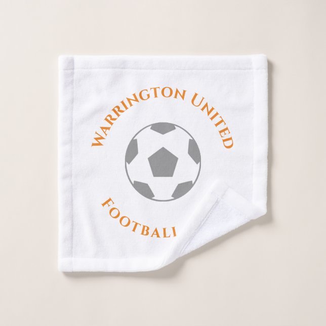 Your Football Club Name Wash Cloth (Wash Cloth)