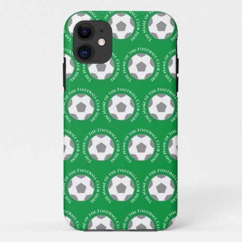 Your Football Team in Green iPhone 11 Case