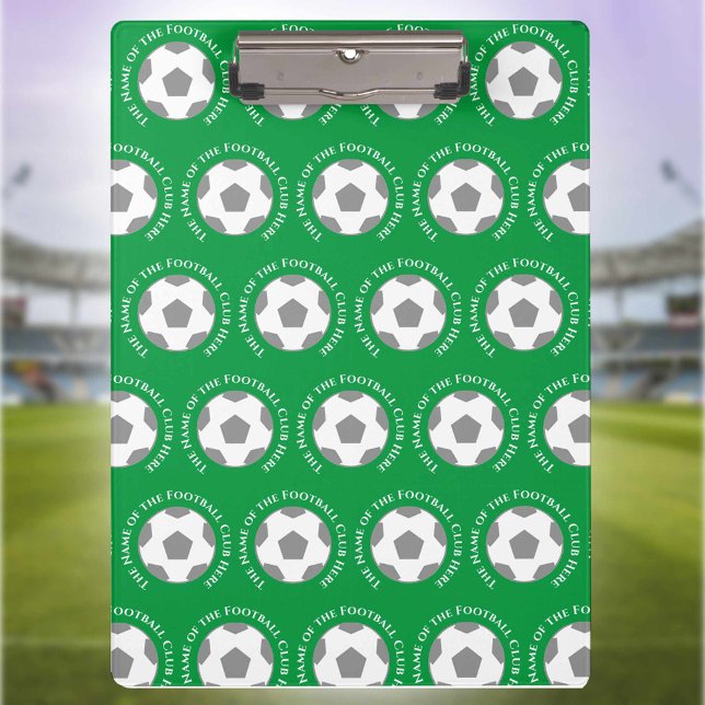 Your Football Team in Green Football Coach Clipboard (Creator Uploaded)
