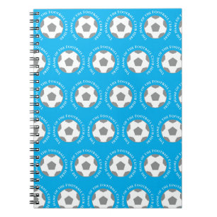 Your Football Team in Sky Blue Notebook