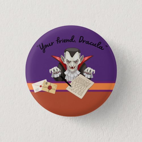Your Friend Dracula Button