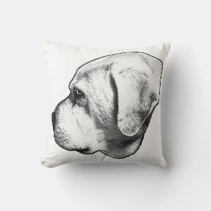 Your Friend on the Sofa Throw Pillow