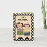 YOUR FRIENDSHIP... CARD