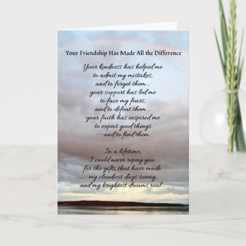 Your Friendship Card