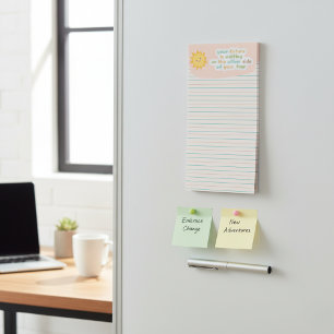 "Your Future Awaits" Magnetic Notepad