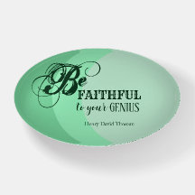 Your Genius- Henry David Thoreau Paperweight