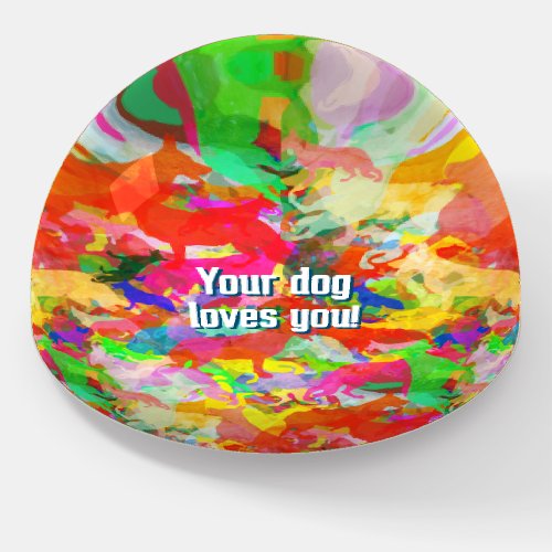 Your German Shepherd Dog loves you Paperweight