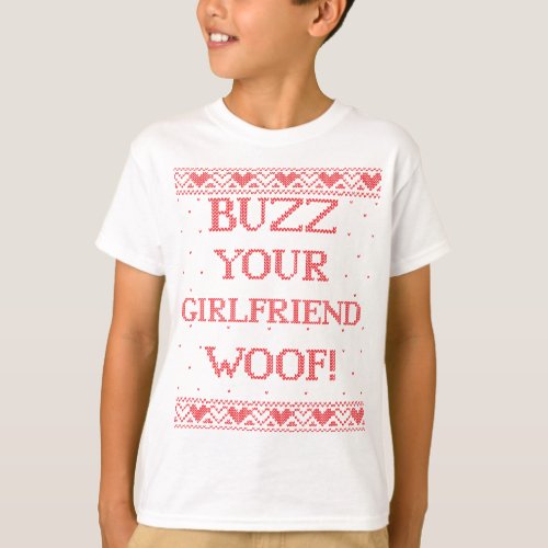 Your Girlfriend Funny Christmas Boys T_Shirt