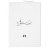 YOUR GOAT PHOTO in this Boughs and Mistletoe Frame (Back)