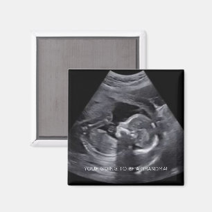 Your Going to be a GRANDMA Pregnant Sonogram PHOTO Magnet