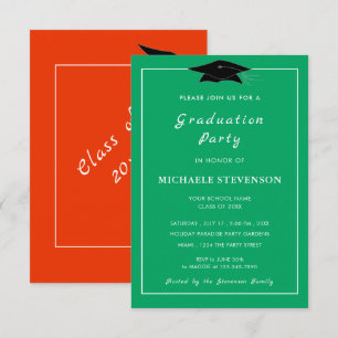 Your Graduation Invitations Example Custom Colors