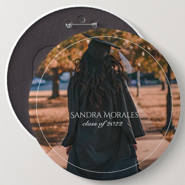 Your Graduation Photo Class of  Button (Front & Back)