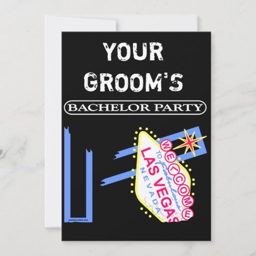 YOUR GROOMS BACHELOR PARTY INVITATION