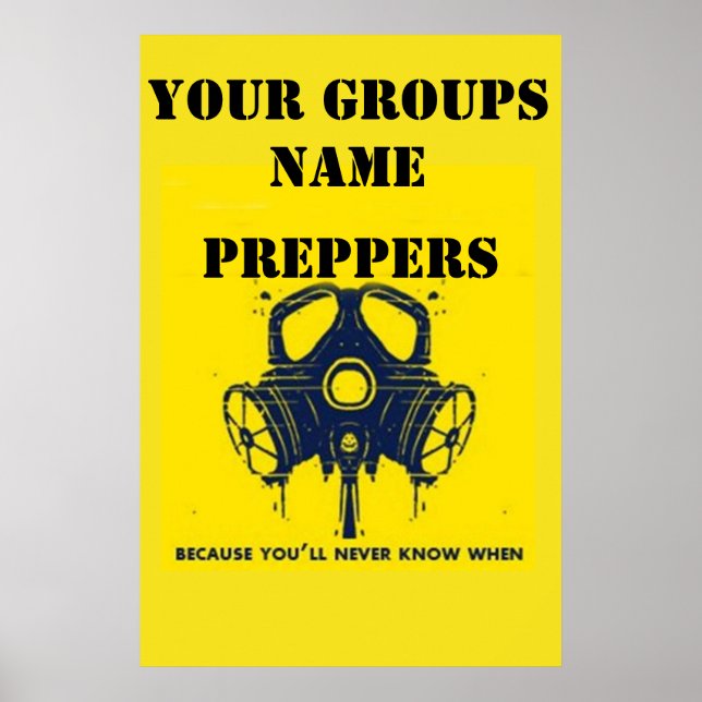 YOUR GROUPS NAME POSTER (Front)