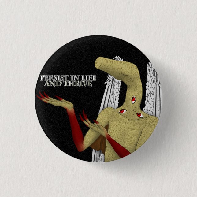 Your Guardian Angel Gives Words of Encouragement Button (Front)